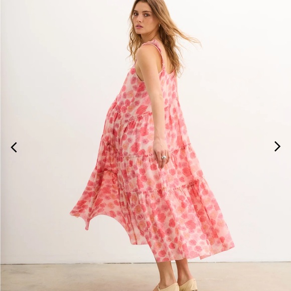 HATCH Anaelle Dress Pink (NWOT) Maternity Maxi - Picture 3 of 6